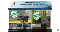 Desktop Screenshot of garden-teak.com