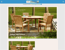 Tablet Screenshot of garden-teak.com